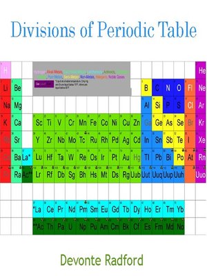 cover image of Divisions of Periodic Table